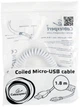 Кабель спіральный Cablexpert USB - MicroUSB 1.8 м White (CC-mUSB2C-AMBM-6-W) - зображення 6