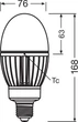 Лампа светодиодная Osram 22W/230V/3000lm/4000К/E27 (4058075453906) Осрам hql led - изображение 5