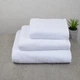 Комплект готельних рушників 3шт GM Textile 40х70см, 50х90см, 70х140см 500г/м2 (Білий) - зображення 1