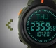 Мужские часы Skmei 1231 Compas с компасом Зеленые - изображение 5