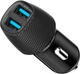 Автомобильное зарядное устройство Promate Voltrip-Duo 17 Вт 2 USB Black (voltrip-duo.black) - изображение 1