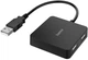 Hub USB Hama 4 Ports USB 2.0 Black (00200121) - obraz 1