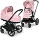 Универсальная коляска 2 в 1 Cybex Priam Fashion Edition Simply Flowers Pink light pink шасси Matt Black - изображение 1