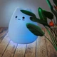 LED ночник Котик сенсорный силиконовый с 7 цветами теплым светом и мягким корпусом - изображение 13