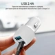 Автомобільний зарядний пристрій Promate Voltrip-Duo 17 Вт 2 USB White (voltrip-duo.white) - изображение 3
