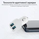 Автомобільний зарядний пристрій Promate Voltrip-Duo 17 Вт 2 USB White (voltrip-duo.white) - изображение 5