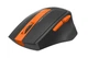 Мишка бездротова A4Tech FG30 Black/Orange USB - изображение 4