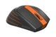 Мишка бездротова A4Tech FG30 Black/Orange USB - изображение 5