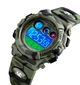 Оригинальные детские часы Skmei KIDS 1547 зеленый камуфляж - изображение 11