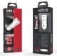 Набор 2 в 1 АЗУ With Micro-Usb Cable DC12-24V MY-30, 2 x USB, 5V/17W, Output: 5V/3.4A, White Автомобильное зарядное устройство - изображение 2