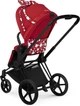 Прогулочная коляска Cybex Priam Fashion Edition Petticoat by Jeremy Scott dark red шасси Matt Black - изображение 7