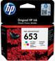 Картридж для HP DeskJet Ink Advantage 6075 HP 653 Color 3YM74AE - изображение 2