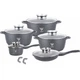 Набор кастрюль со сковородой Top Kitchen TK00076 Серый - изображение 2