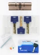 Цилиндр Mul-T-Lock MTL600 110мм (55х55) ключ/ключ никель-сатин 3 ключа - изображение 3