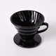 Пуровер BlackBrew V60 02 чорний керамічний для заварювання кави на 1-4 чашки - зображення 2