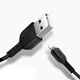 Кабель Hoco X20 USB to Lightning 3m черный - изображение 1