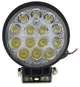 LED фара 42W (14 x 3W) spot 10-30V, 6000K круглая - изображение 2