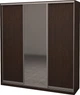 Шафа-купе тридверна Roko 179.2x242x60 см ДСП + Дзеркало Дуб венге (20200024326) - зображення 1