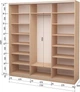 Шкаф-купе трехдверный Roko 179.2x242x60 см Зеркало Дуб молочный (20200024414) - изображение 2