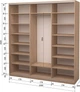 Шафа-купе тридверна Roko 239.2x242x60 см Дзеркало Дуб сонома (20200024488) - зображення 2