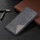 Чехол-книжка с кармашками UniCase Geometric Pattern для Xiaomi Redmi 10 / 10 (2022) / 10 Prime - Black - изображение 5