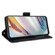 Чохол-книжка з кишеньками Deexe Wallet Stand для Motorola Moto G60 - Black - зображення 5