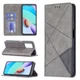 Чехол-книжка с кармашками UniCase Geometric Pattern для Xiaomi Redmi 10 / 10 (2022) / 10 Prime - Grey - изображение 1