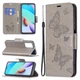 Чехол UniCase Butterfly Pattern для Xiaomi Redmi 10 / 10 (2022) / 10 Prime - Grey - изображение 1