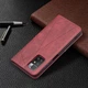 Чехол-книжка с кармашками UniCase Geometric Pattern для Xiaomi Redmi 10 / 10 (2022) / 10 Prime - Red - изображение 6