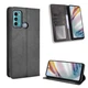 Чехол-книжка Deexe Retro Style для Motorola Moto G60 - Black - изображение 7