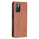 Чехол UniCase Geometric Pattern для Xiaomi Redmi 10 / 10 (2022) / 10 Prime - Coffee - изображение 4
