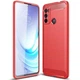 Захисний чохол UniCase Carbon для Motorola Moto G60 - Red - зображення 1