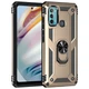 Противоударный чехол с подставкой Deexe Armor Case для Motorola Moto G60 - Gold - изображение 1