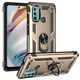 Противоударный чехол с подставкой Deexe Armor Case для Motorola Moto G60 - Gold - изображение 2