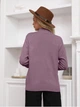 Свитер вязаный женский ISSA PLUS WN20-46 XXL Сиреневый (issa2007682107612) - изображение 3