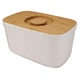 Хлібниця Joseph Joseph Bread Bin з бамбуковою кришкою-дошкою, біла - зображення 5