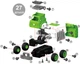 Конструктор DIY Spatial Creativity - Мусоровоз LM8041-DZ-1 27 деталей (CJ-1365111) - изображение 3