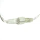 Гирлянда уличная Starlight бахрома теплый/белый Flash 75LED IP44 прозрачный 2x0.7 м (2100008993019) - изображение 5