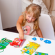 Игра-шнуровка Vladi Toys Fisher Price Цветные домики (VT5303-26) (4820234761951) - изображение 5