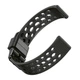 Ремешок для Zepp E - черный / ширина крепления 20мм / силикон / Watchbands double (W39-7WB28165543) - изображение 2
