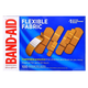 Пластыри Band Aid из гибкого материала, 100 штук разных размеров - изображение 1