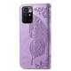 Чехол-книжка с рисунком UniCase Butterfly для Xiaomi Redmi 10 / 10 (2022) / 10 Prime - Light Purple - изображение 4