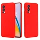 Силиконовый (TPU) чехол Deexe Silicone Case для OnePlus Nord 2 - Red - изображение 1