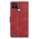 Чехол Deexe Retro Wallet для Realme C21Y / C25Y - Red - изображение 4