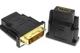 Переходник из DVI-D (24+1) папа -> HDMI мама 1080p адаптер конвертер (582535462) Черный - изображение 2