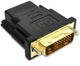 Переходник из DVI-D (24+1) папа -> HDMI мама 1080p адаптер конвертер (582535462) Черный - изображение 3