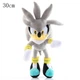 Мягкая игрушка Sonic Соник Икс Ёж Сильвер 30 см серый - изображение 2