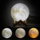 Дитячий нічник Місяць 3D Moon Light Lamp настільна лампа світильник 15 см - зображення 1