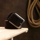 Мужской ремень замшевый Vintage leather-20734 125 см Коричневый - изображение 8