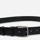 Мужской ремень кожаный Vintage leather-20741 126 см Черный - изображение 5